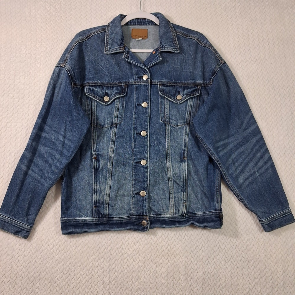 American Eagle Denim Jacket Womens Small Blue